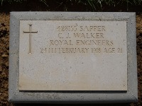 Struma Military Cemetery - Walker, Charles John